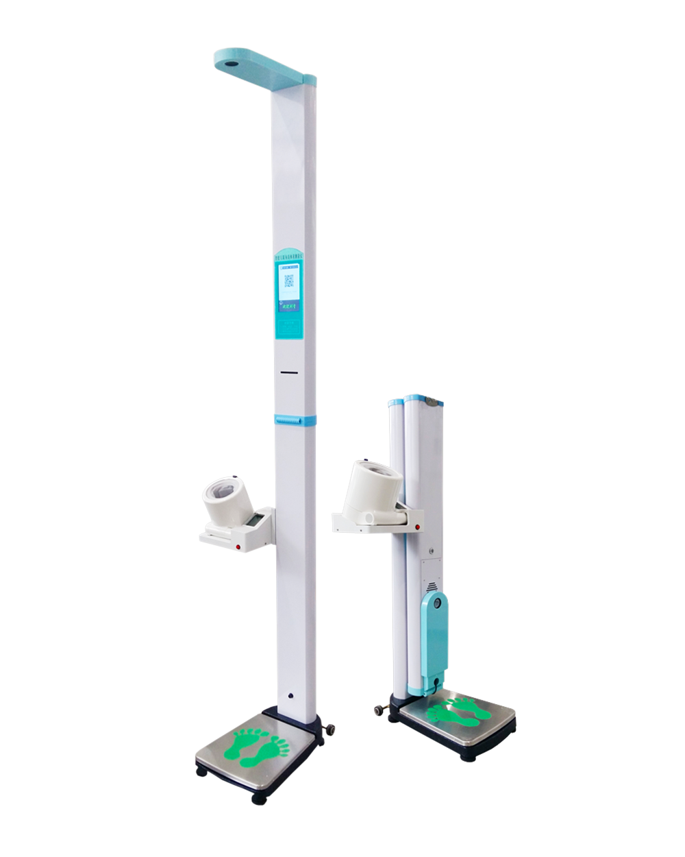 智能互聯便攜式超聲波身高體重血壓心率測量儀